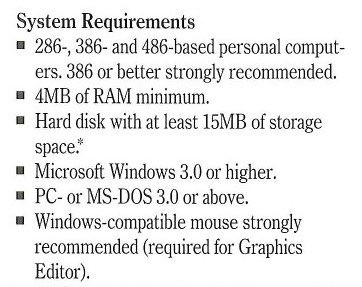 SPSS system requirements
